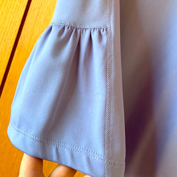 ANNIKA MEDIUM Cutter and Buck blue ruffle hem sleeveless sport top shirt EUC - Picture 4 of 9